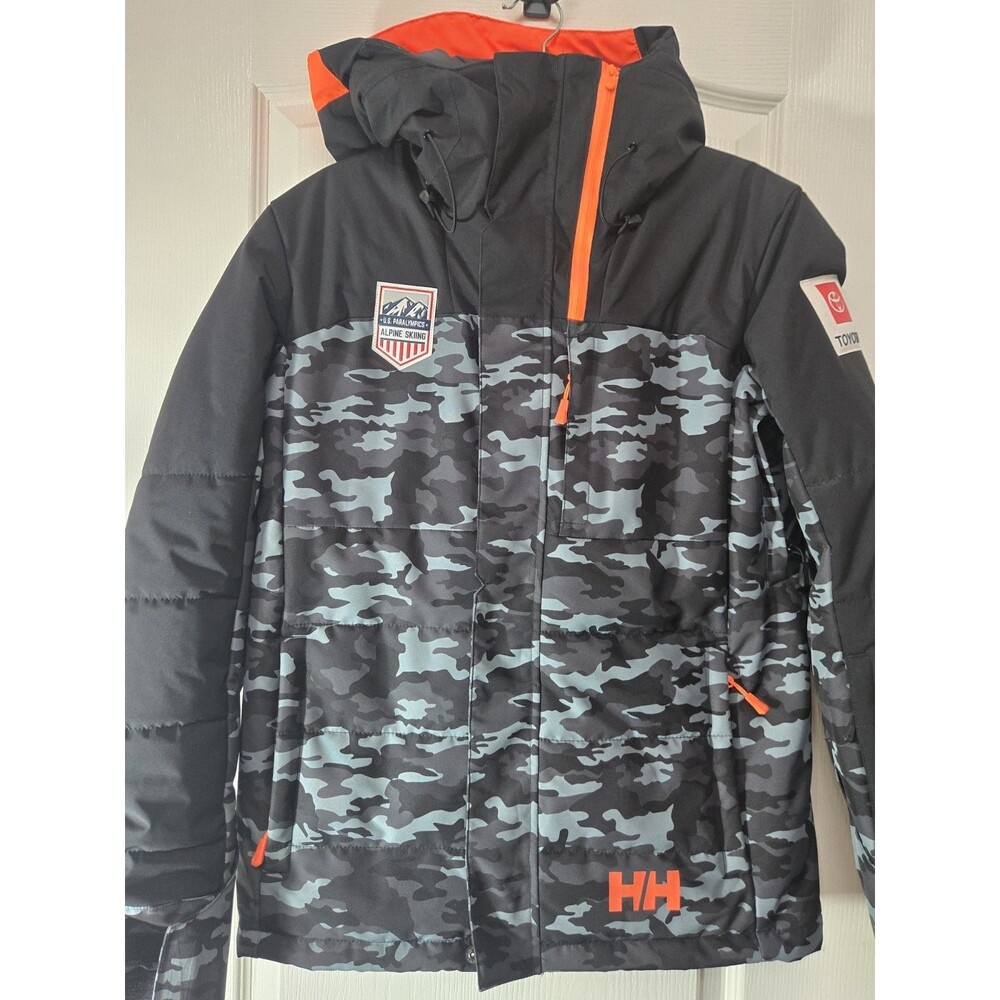​Helly Hansen US Paralympics Alpine Ski Team Jacket  XS Toyota Camo Team Issued